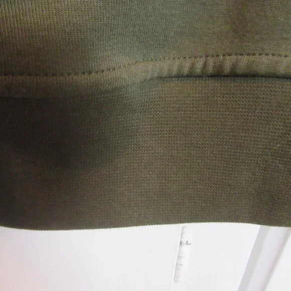 Polo Ralph Lauren Olive Green Double Knit Full Zip Bomber Style Jacket Size L - Picture 7 of 7